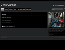 Tablet Screenshot of cannonwriter.com